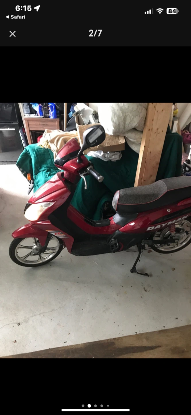 Daymak Electric bike with full fairings and LED lighting - photo 5
