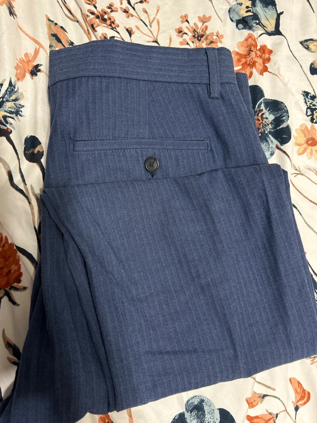 Banana Republic Slim Fit Dress Pants - Blue - 32x32 - photo 4