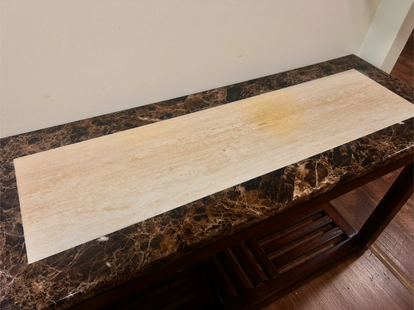 Console Table with Marble Top - photo 2