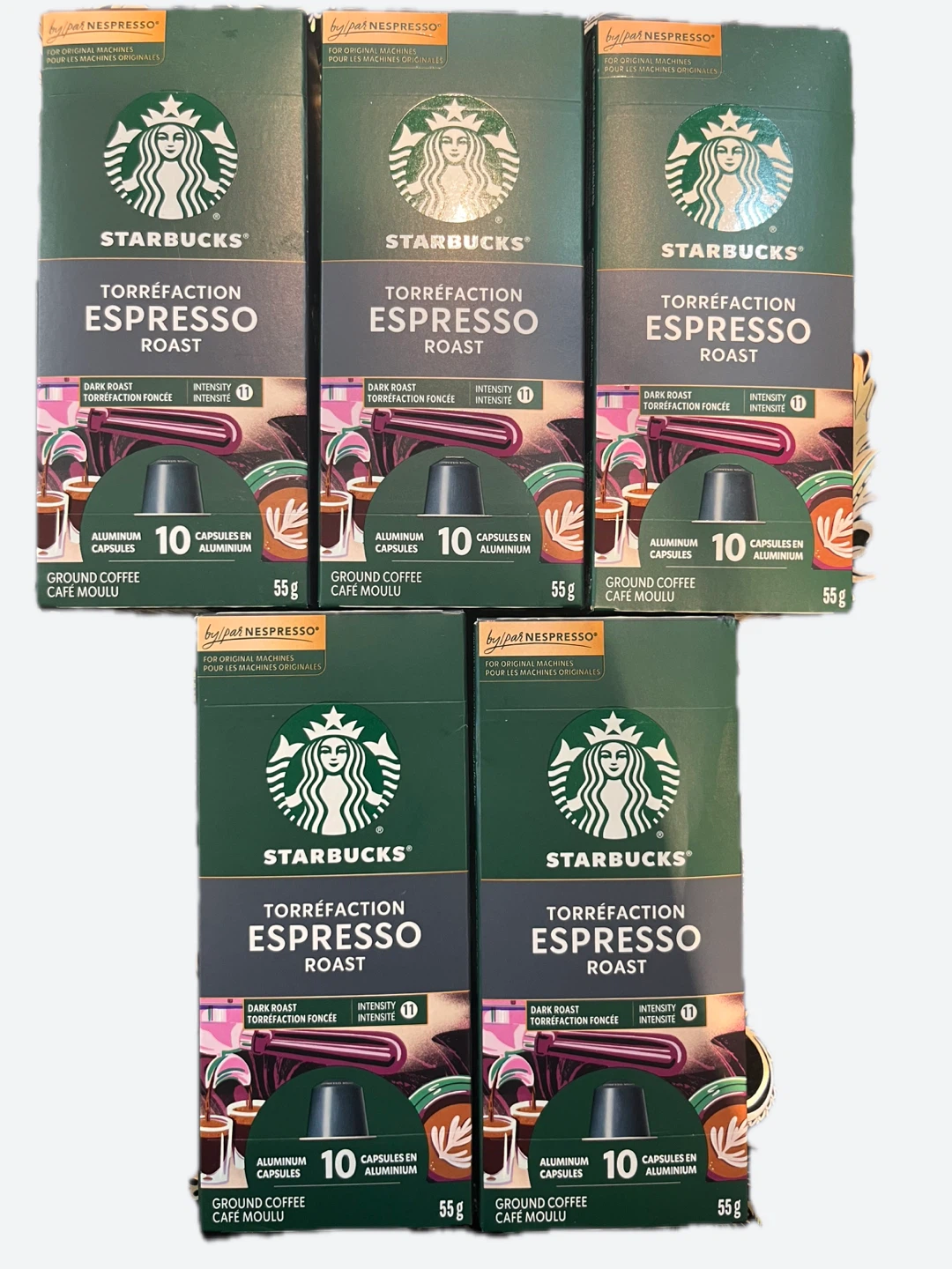 Starbucks Torréfaction Espresso Roast Coffee Capsules