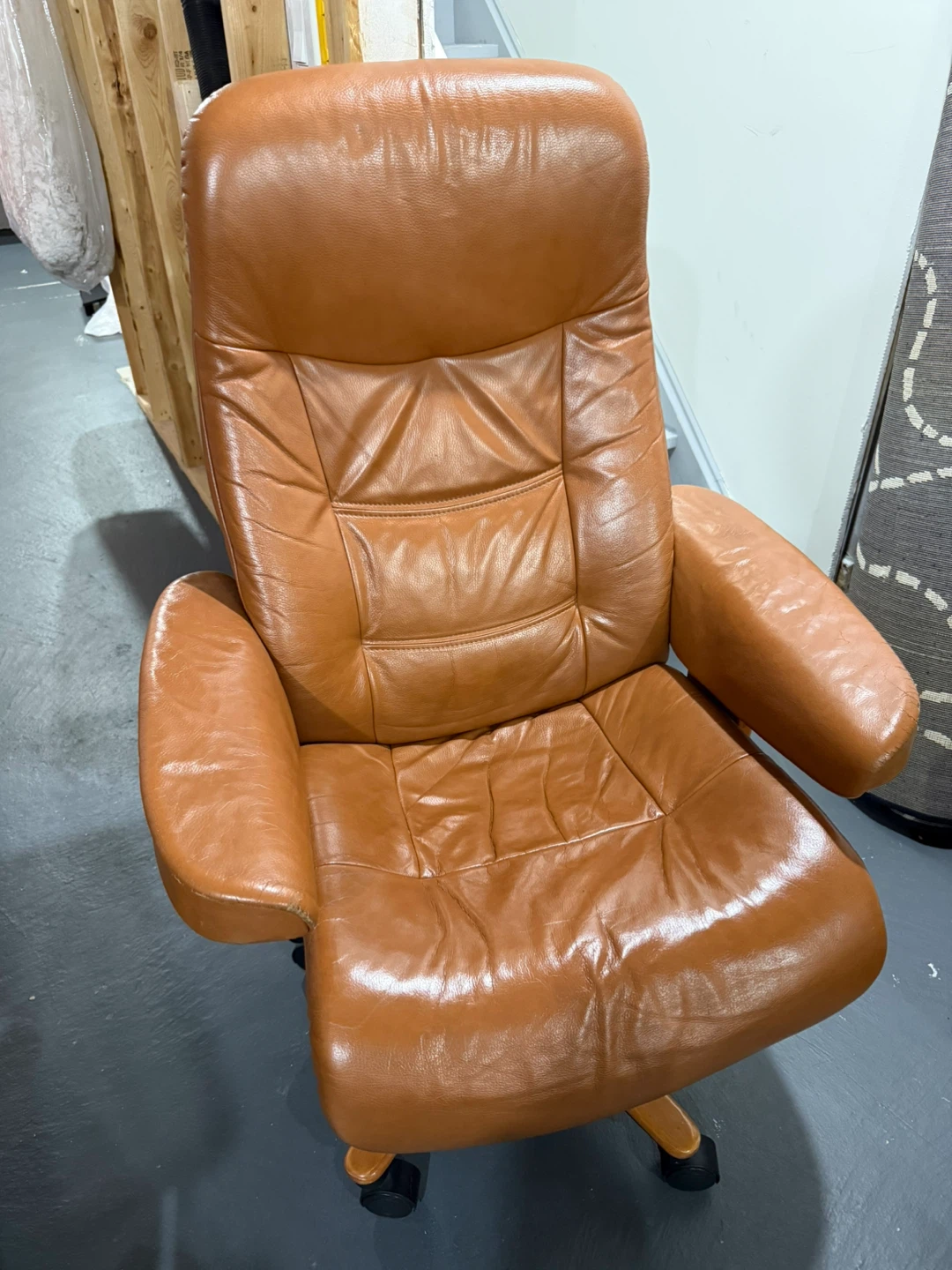 Brown Leather Chair
