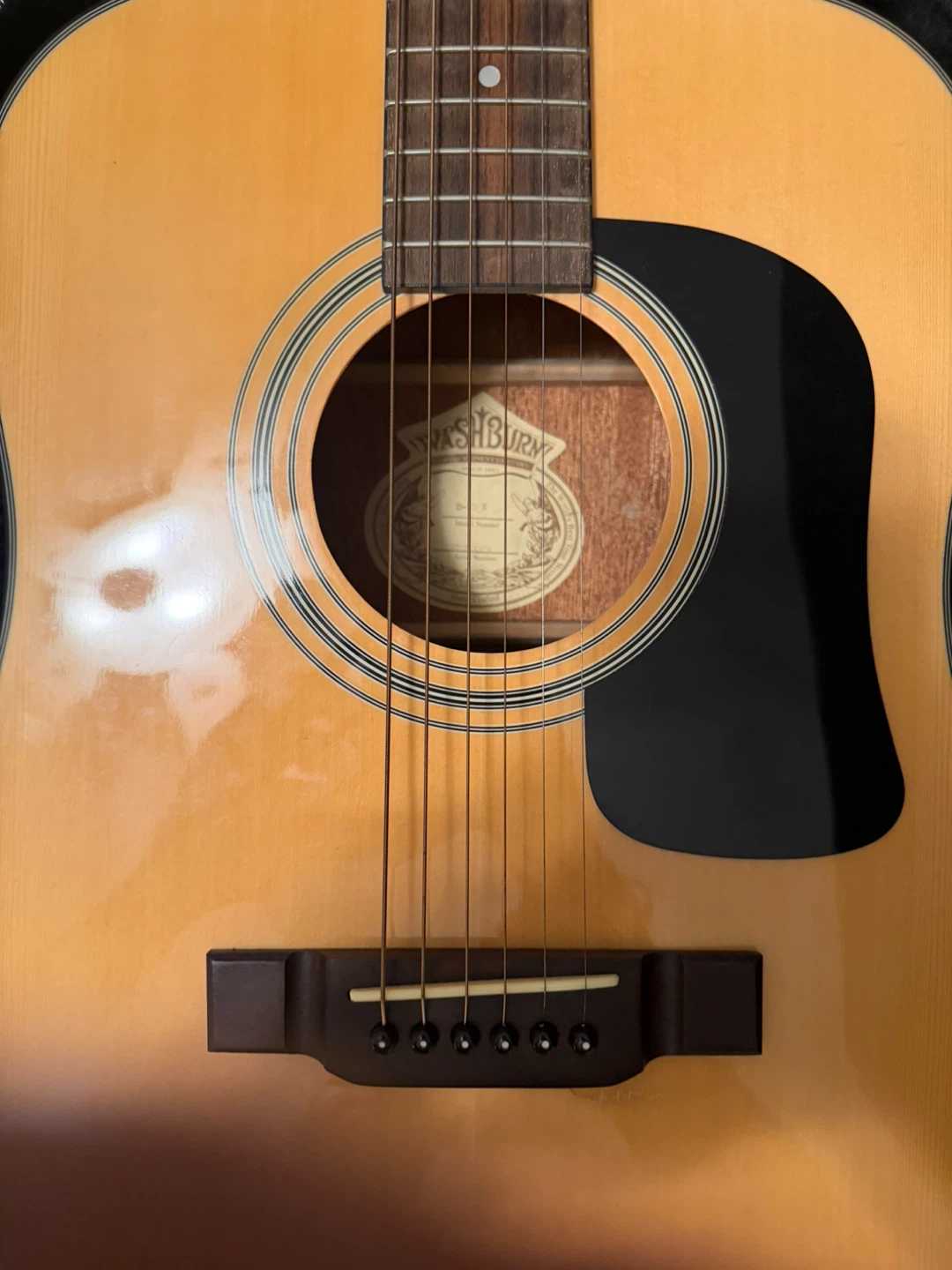 Washburn acoustic guitar - photo 2
