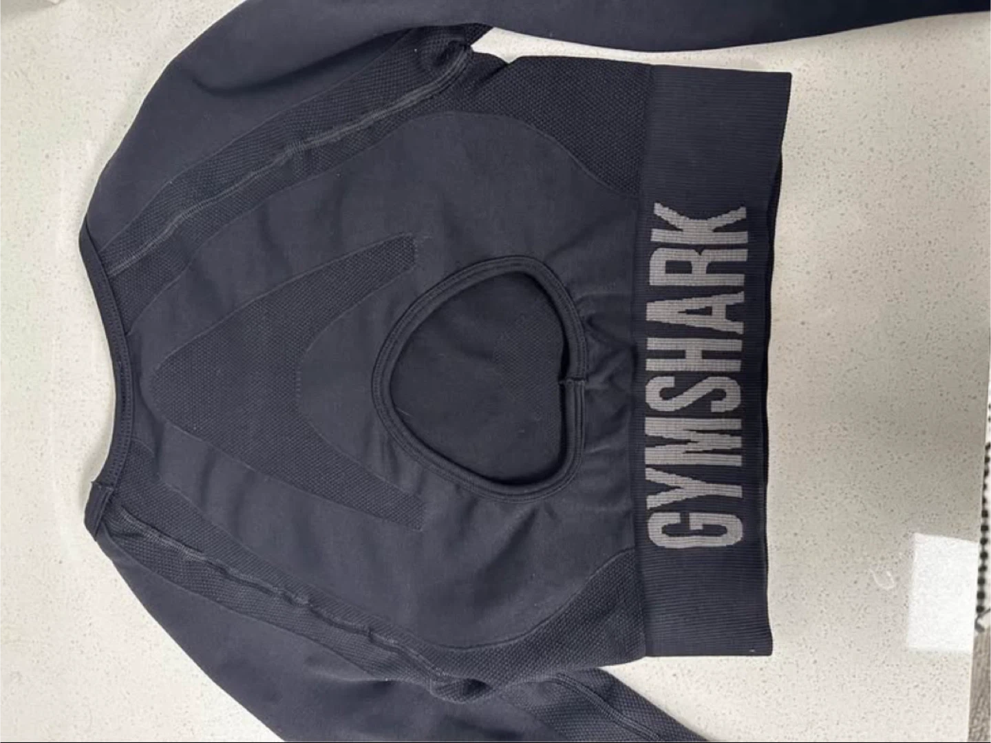 Gymshark Black Long Sleeve Crop Top