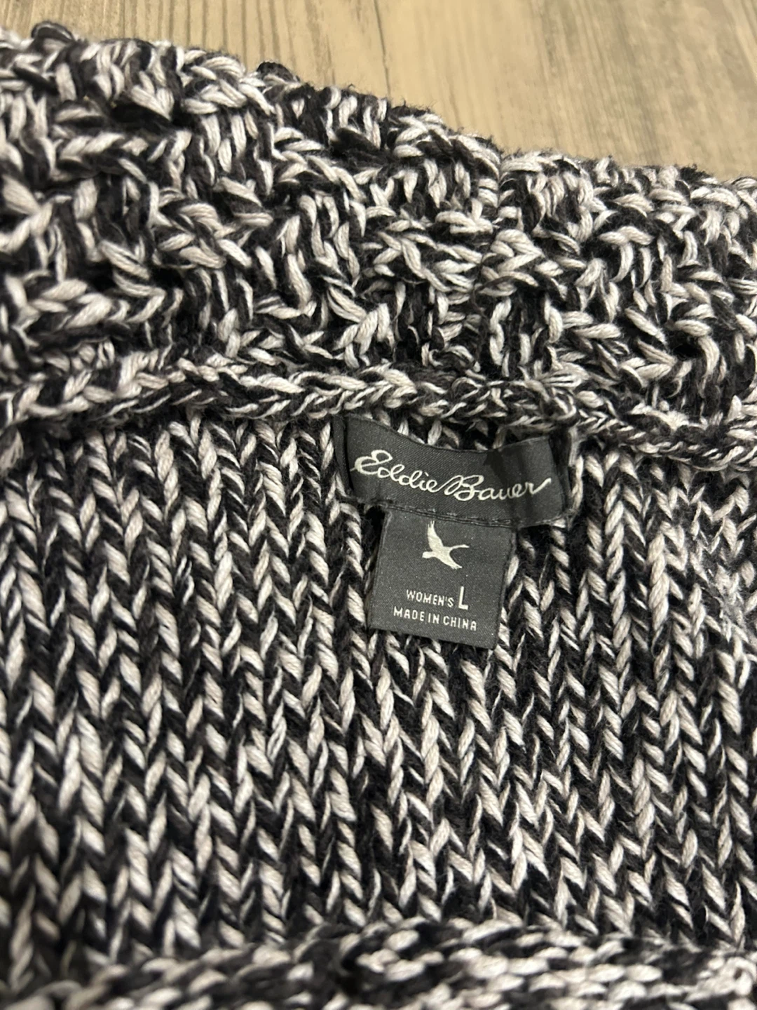 Eddie Bauer Black and White Sweater - photo 3