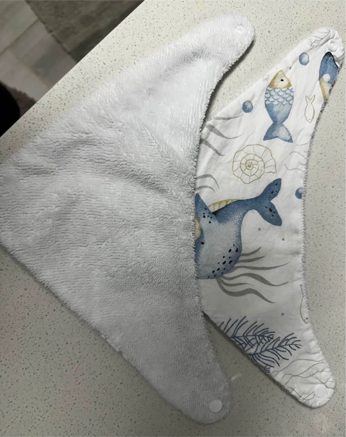 Handmade Baby Bibs - Whale & Nautical Theme - photo 2