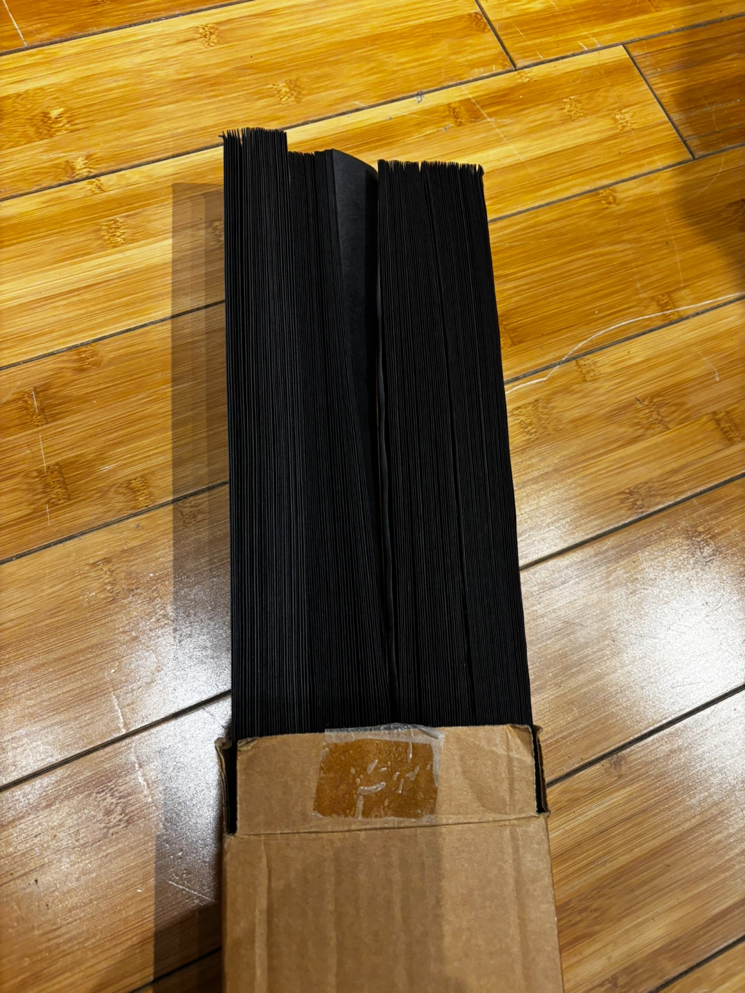 4 Black pleated blinders - photo 2