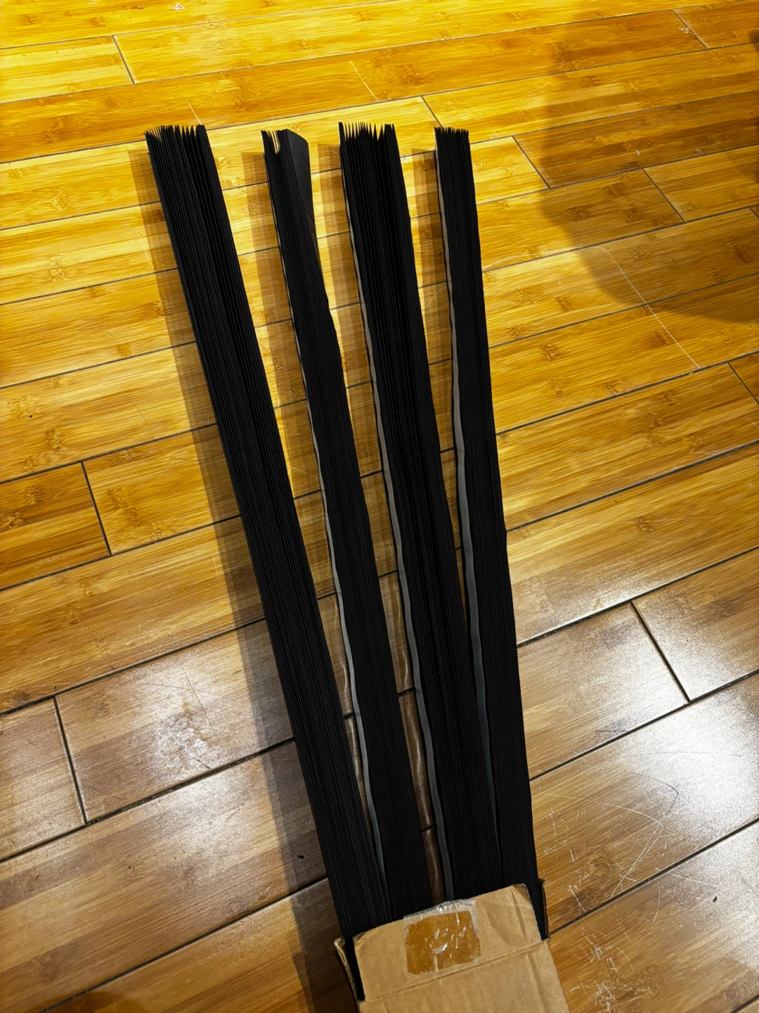 4 Black pleated blinders - photo 5