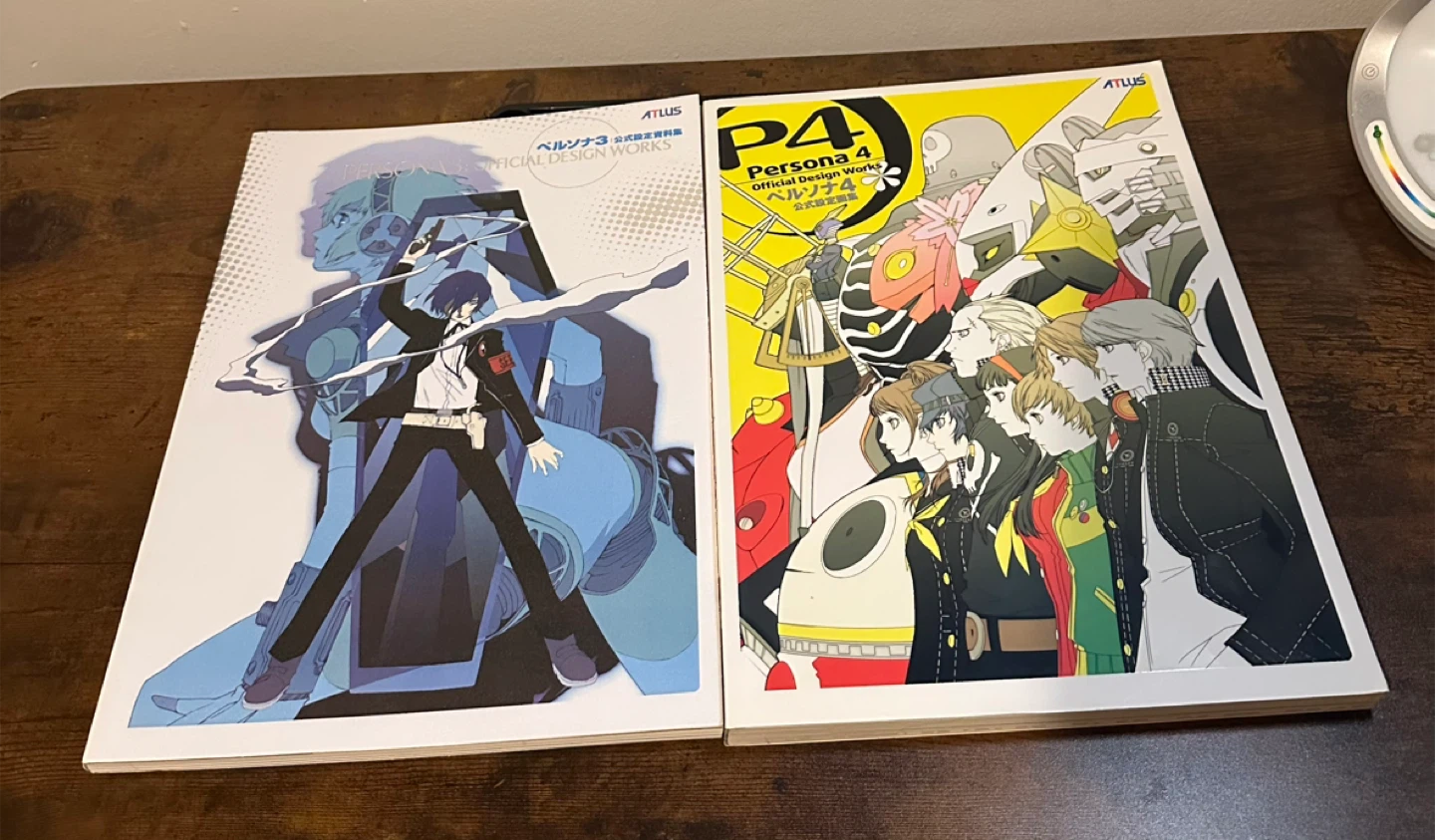 First Edition Persona 3 and 4 Art Books