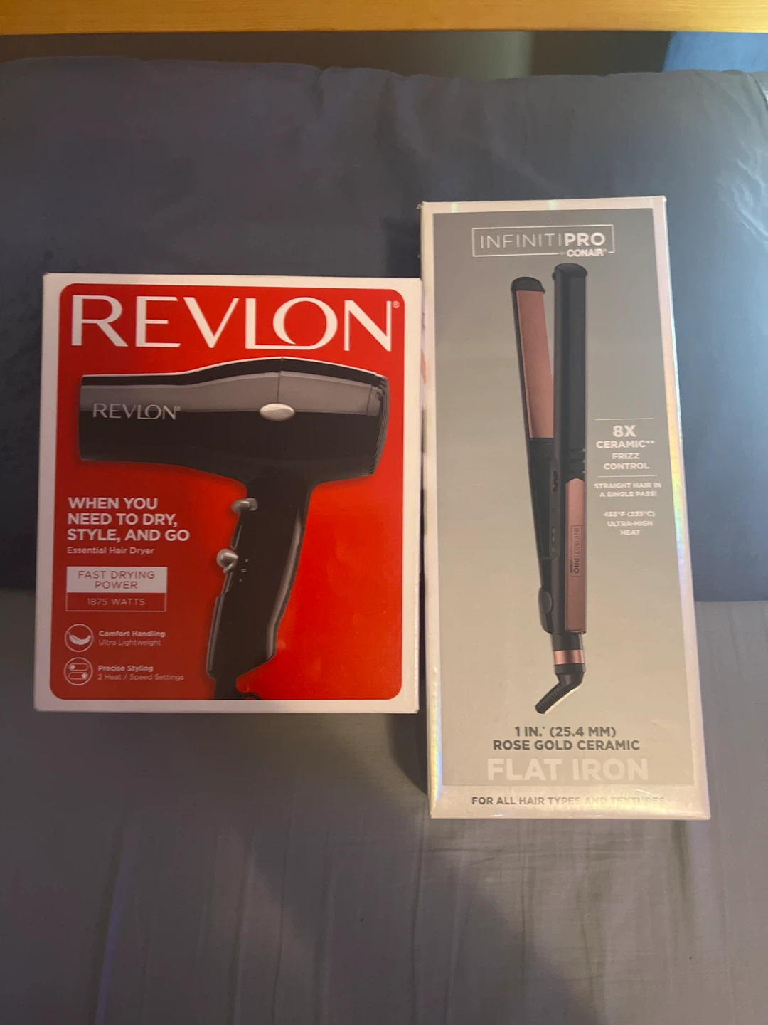 Revlon Essential Hair Dryer & InfinitiPRO by Conair Flat Iron