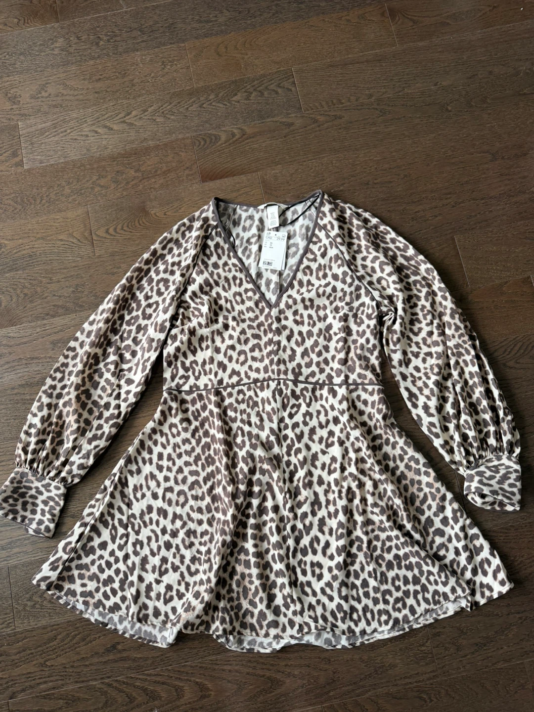 H&M Leopard Print Mini Dress