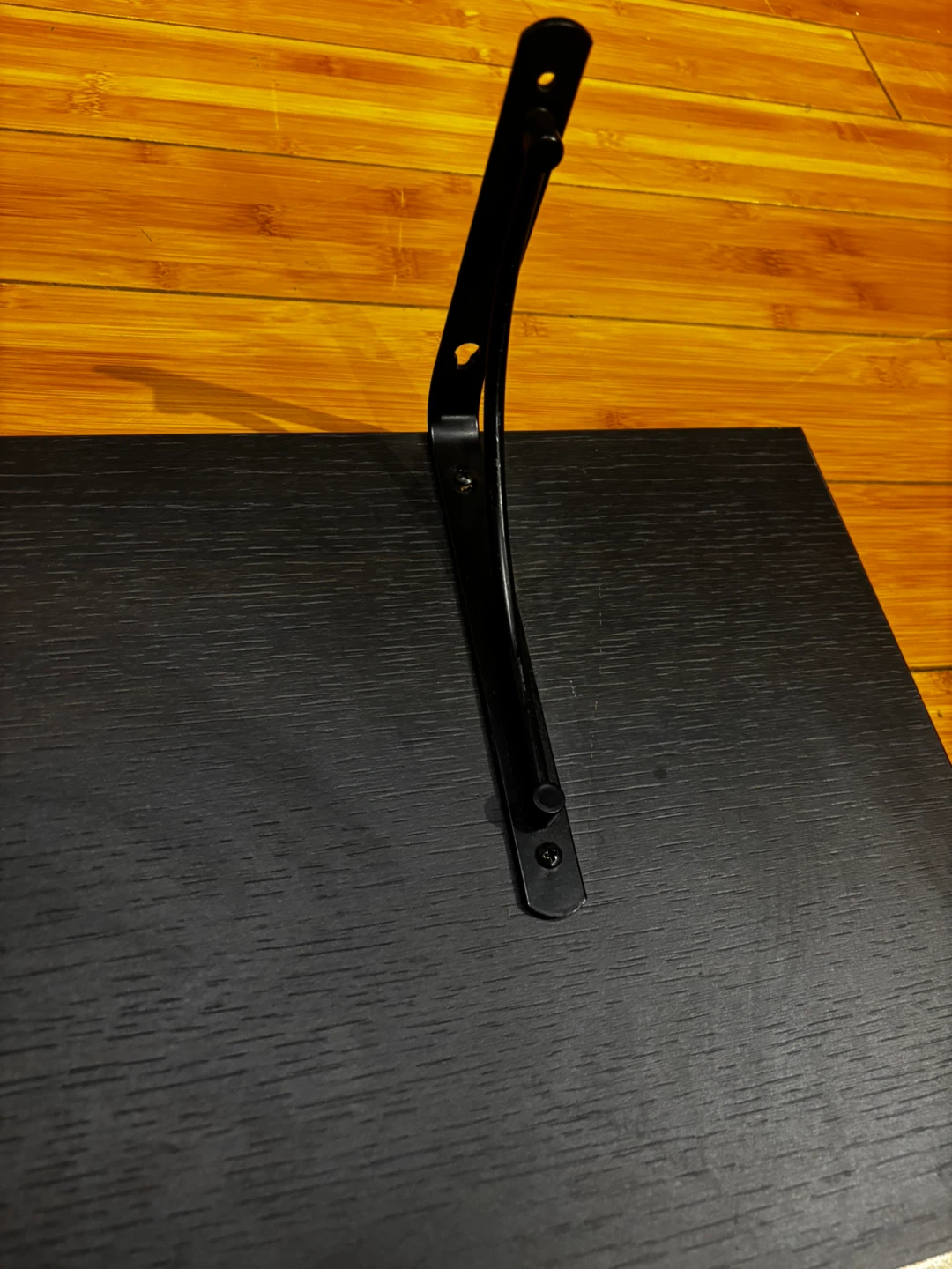 Black wood shelves - photo 5