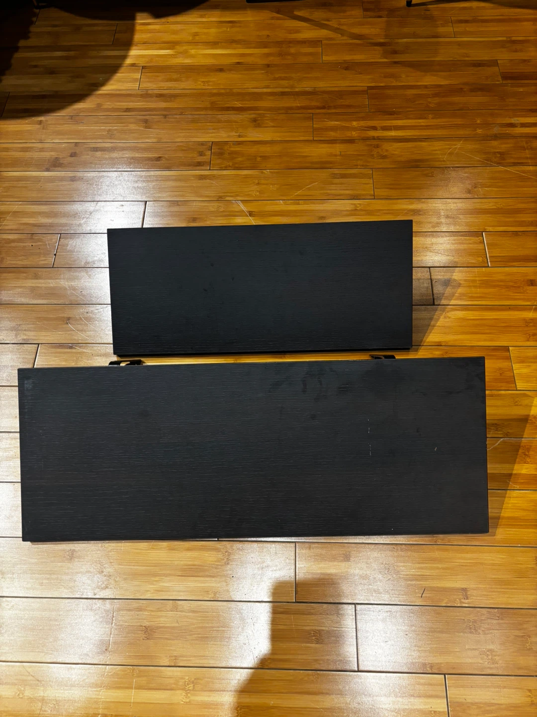 Black wood shelves - photo 2
