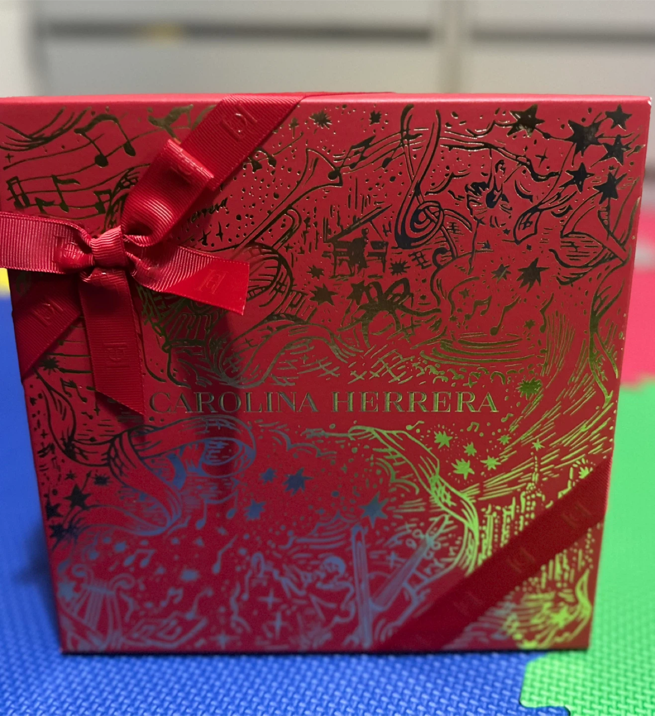Carolina Herrera Red Gift Box with Ribbon