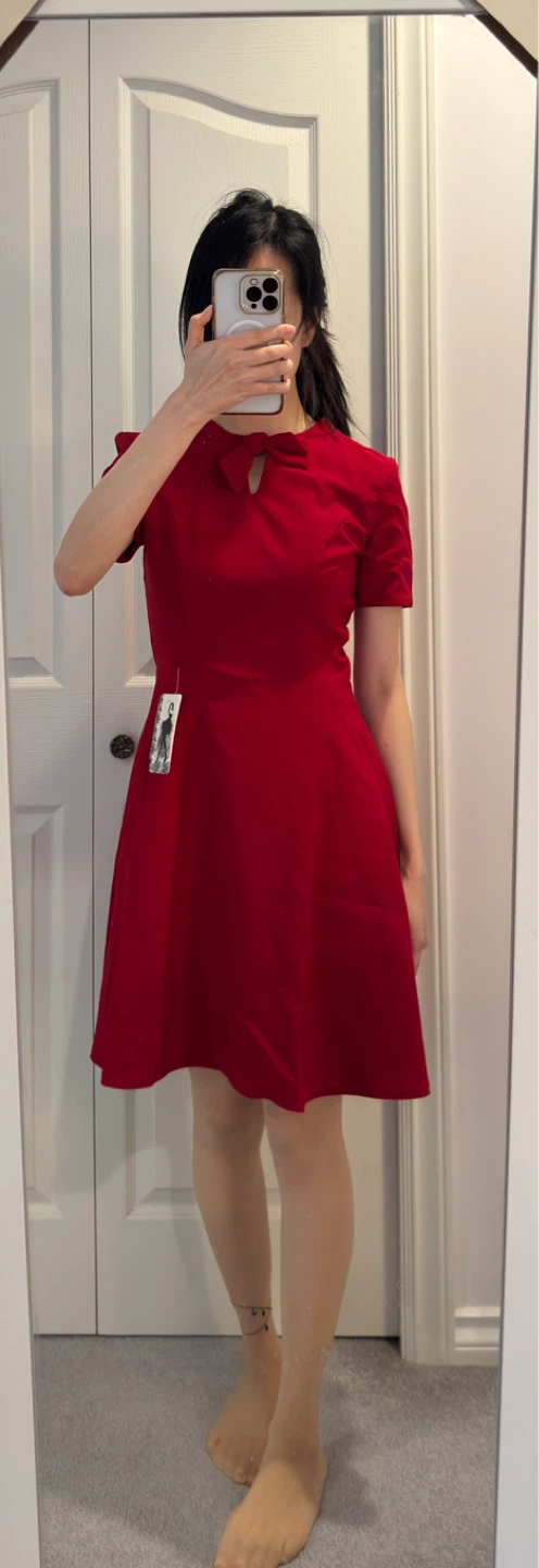 Red Fit & Flare Dress