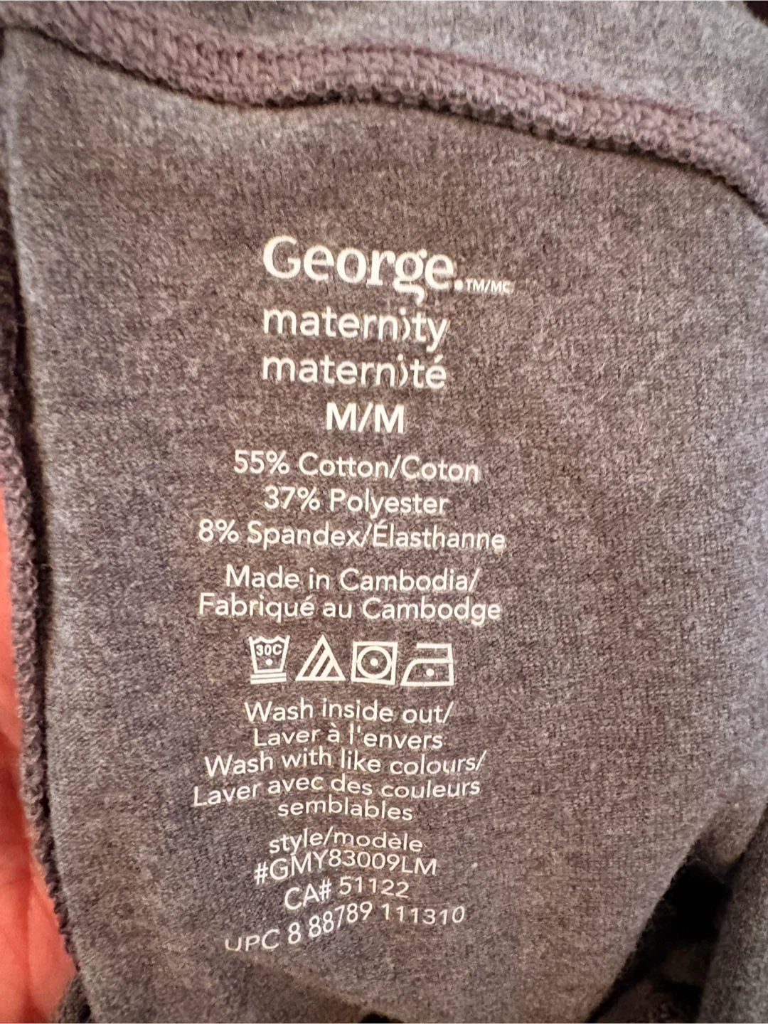 George Maternity Pants - Black & Grey - M/M - photo 4