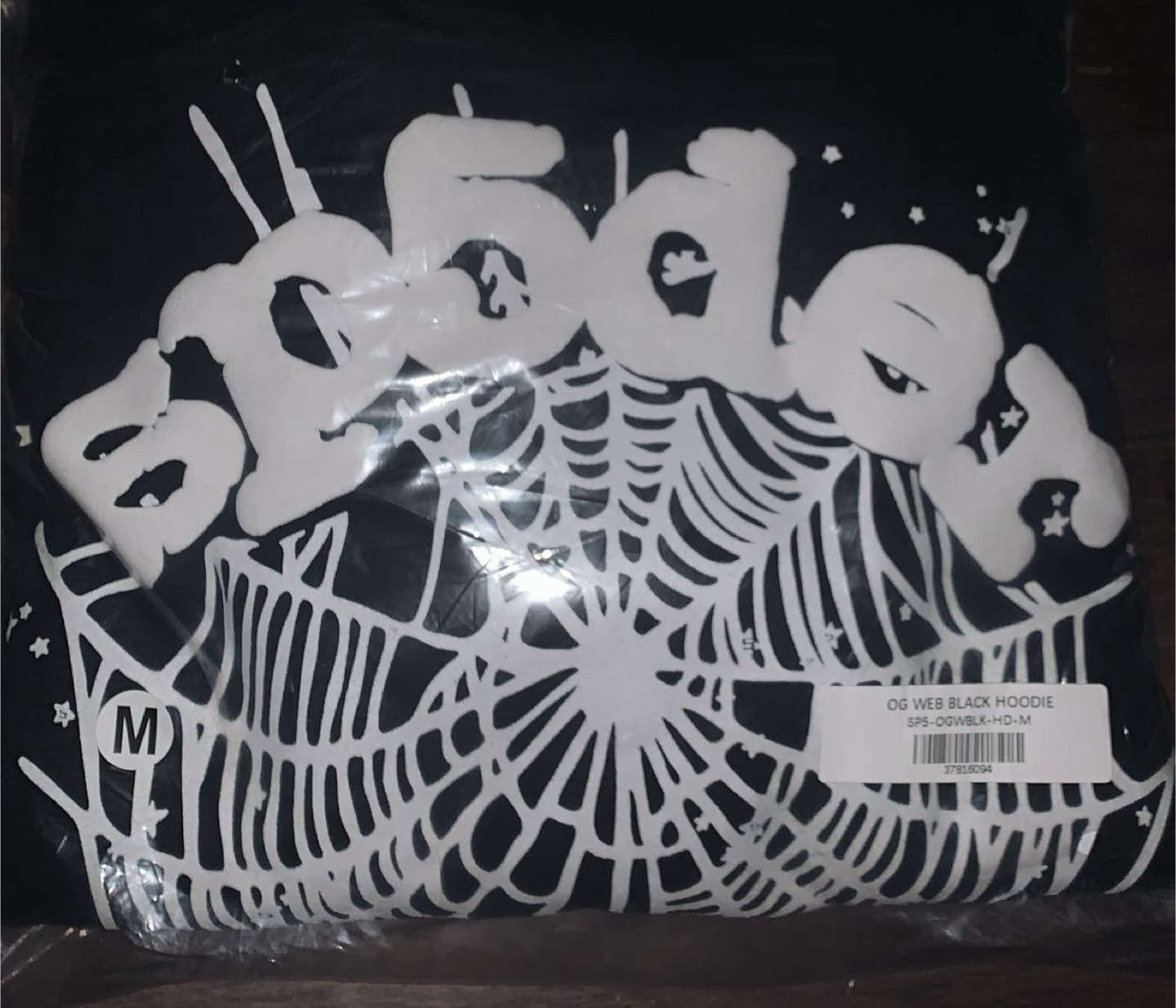Spider Hoodie Black Medium