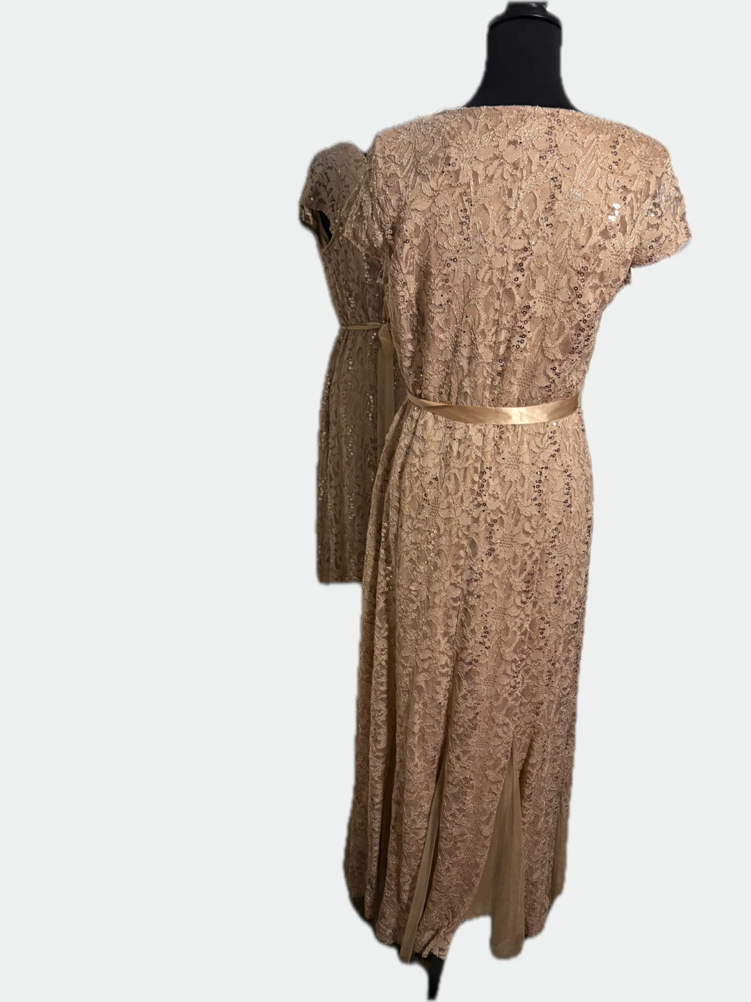 Cardolite Petite Lace Sequined Gown Dress PL - photo 3