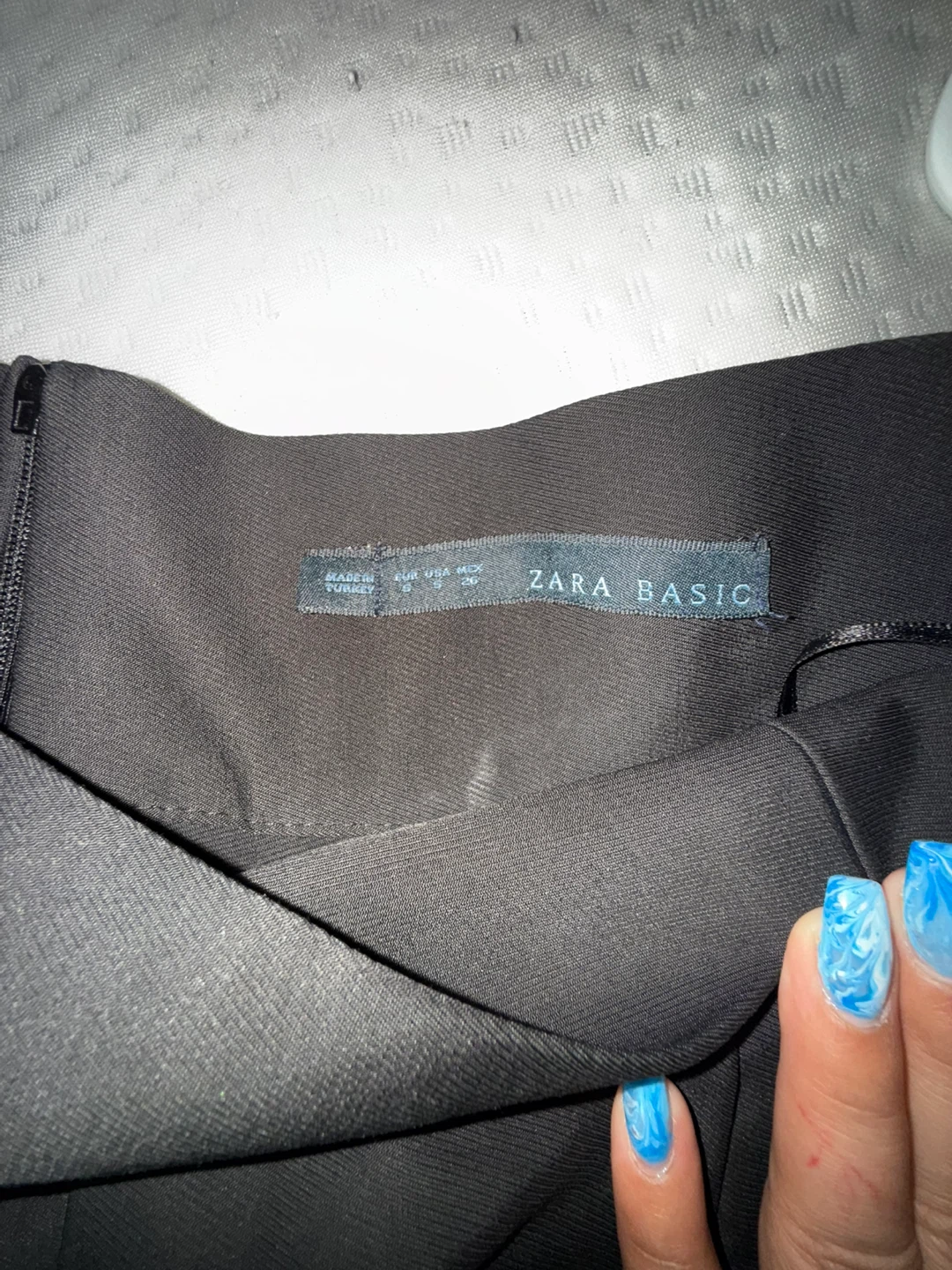Zara Basic Black Pleated Skirt - Size Small - photo 2