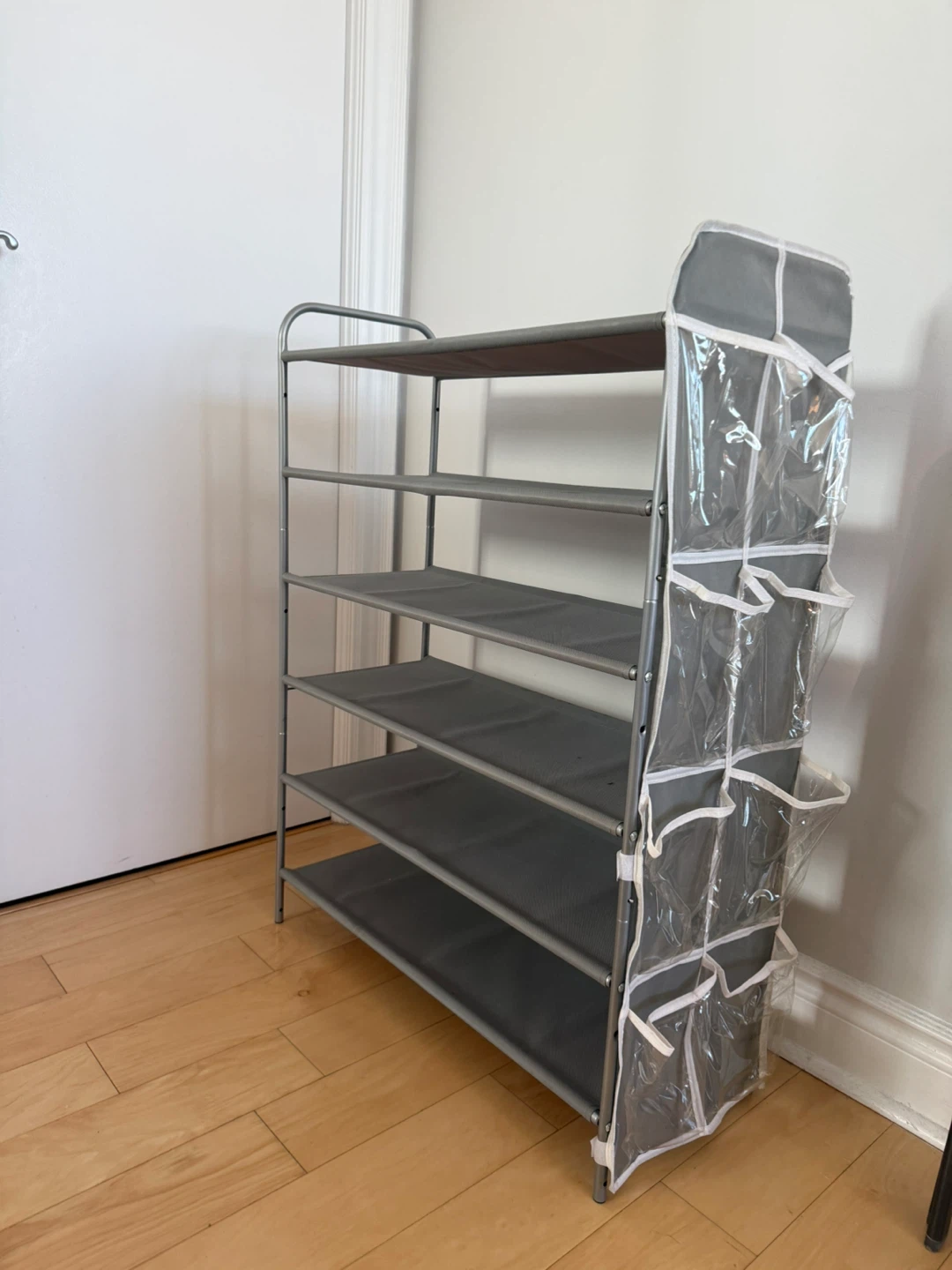 6-Tier Shoe Rack with Side Pockets - photo 2