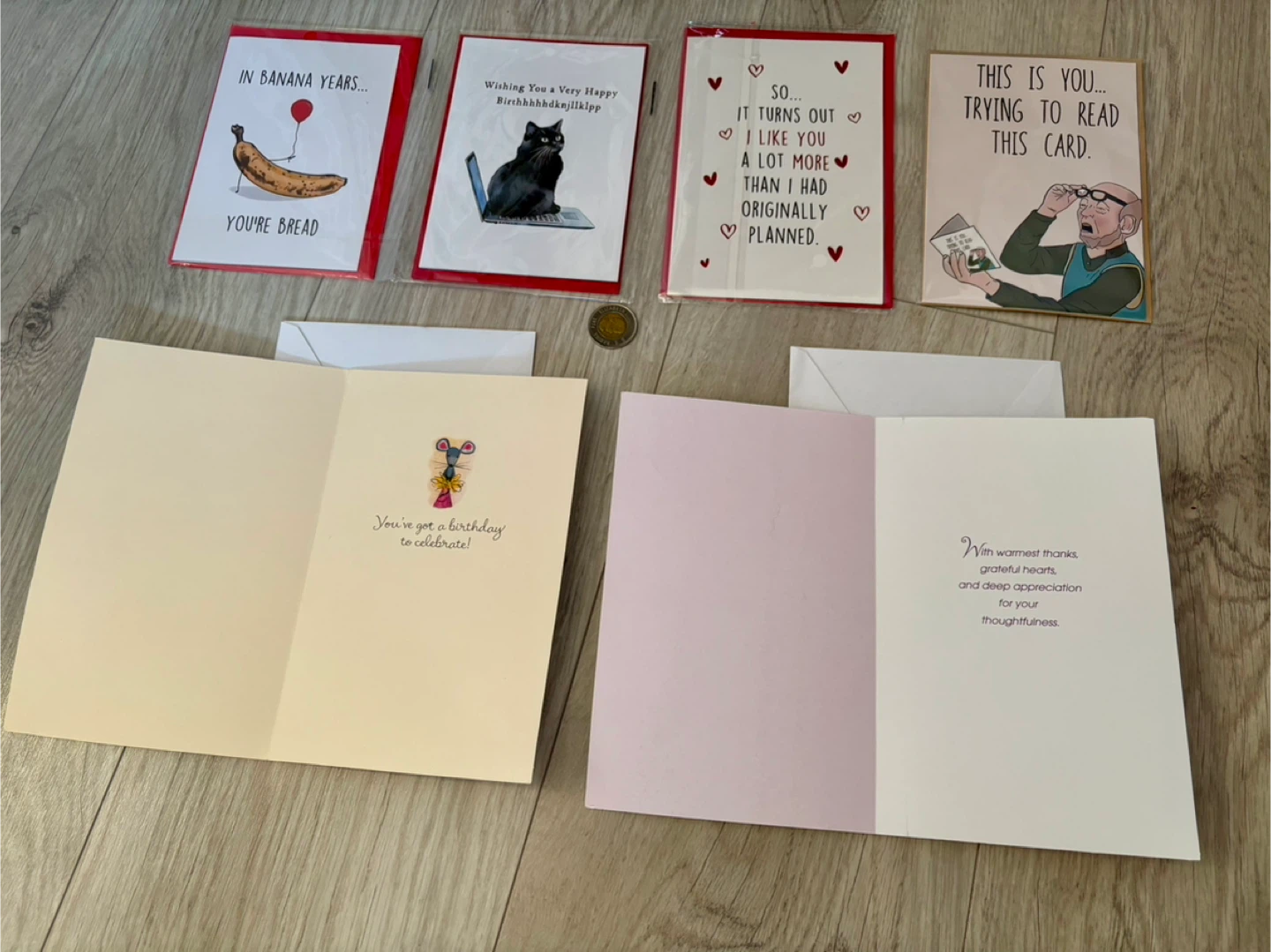 Greeting Card Set with Gift Box and Bags - photo 2