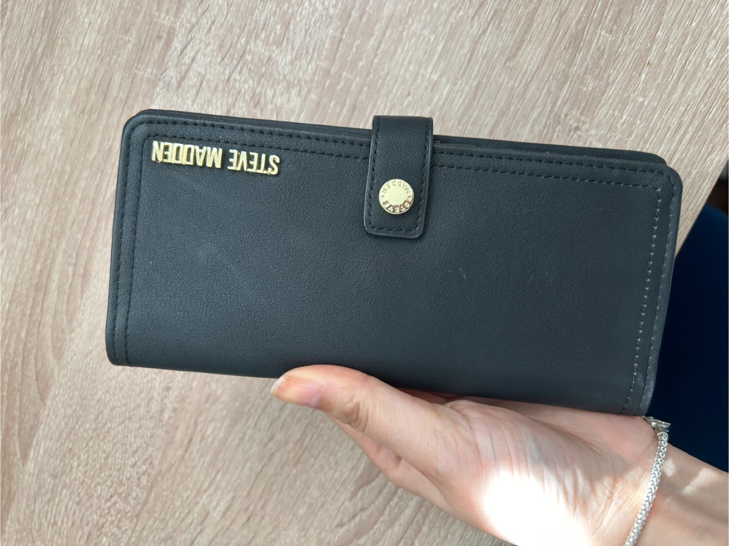 Steve Madden Black Wallet