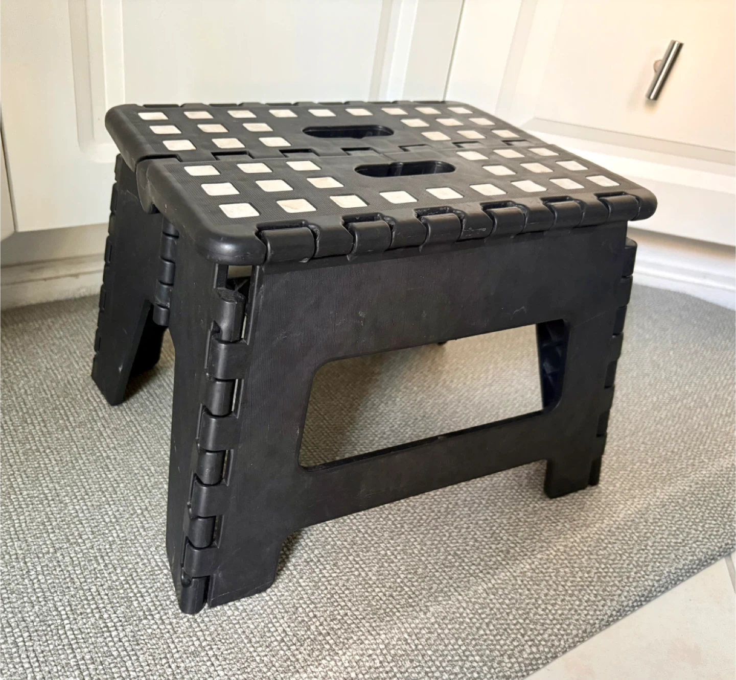 Black Folding Step Stool - photo 3