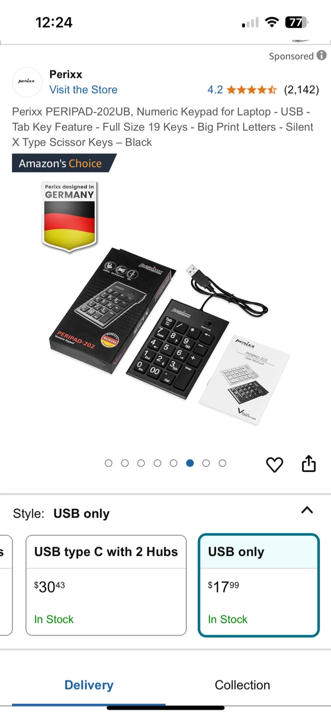 Perixx USB Numeric Keypad - photo 5