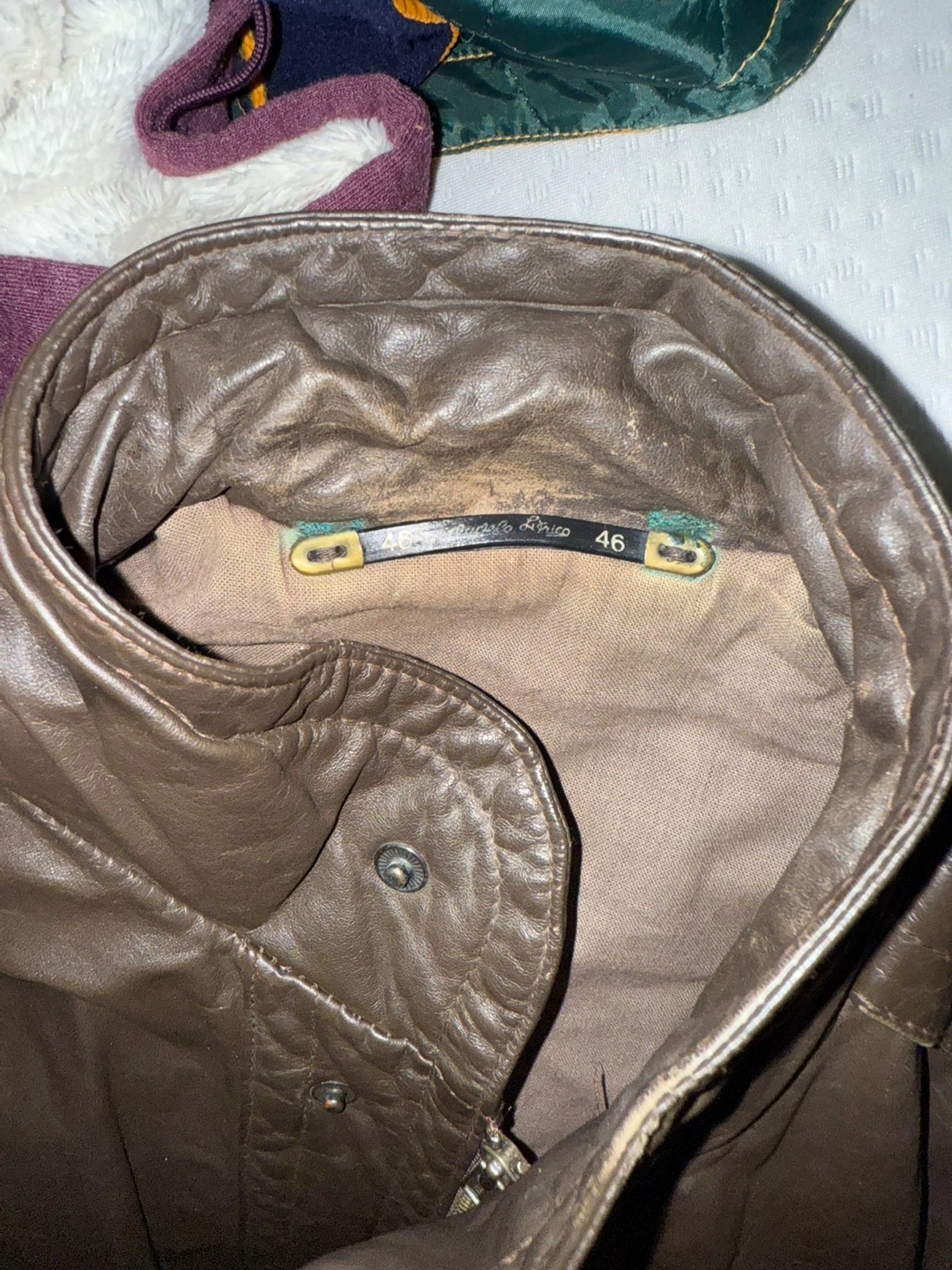 Angelo Litrico Leather Jacket Size 46 - photo 3