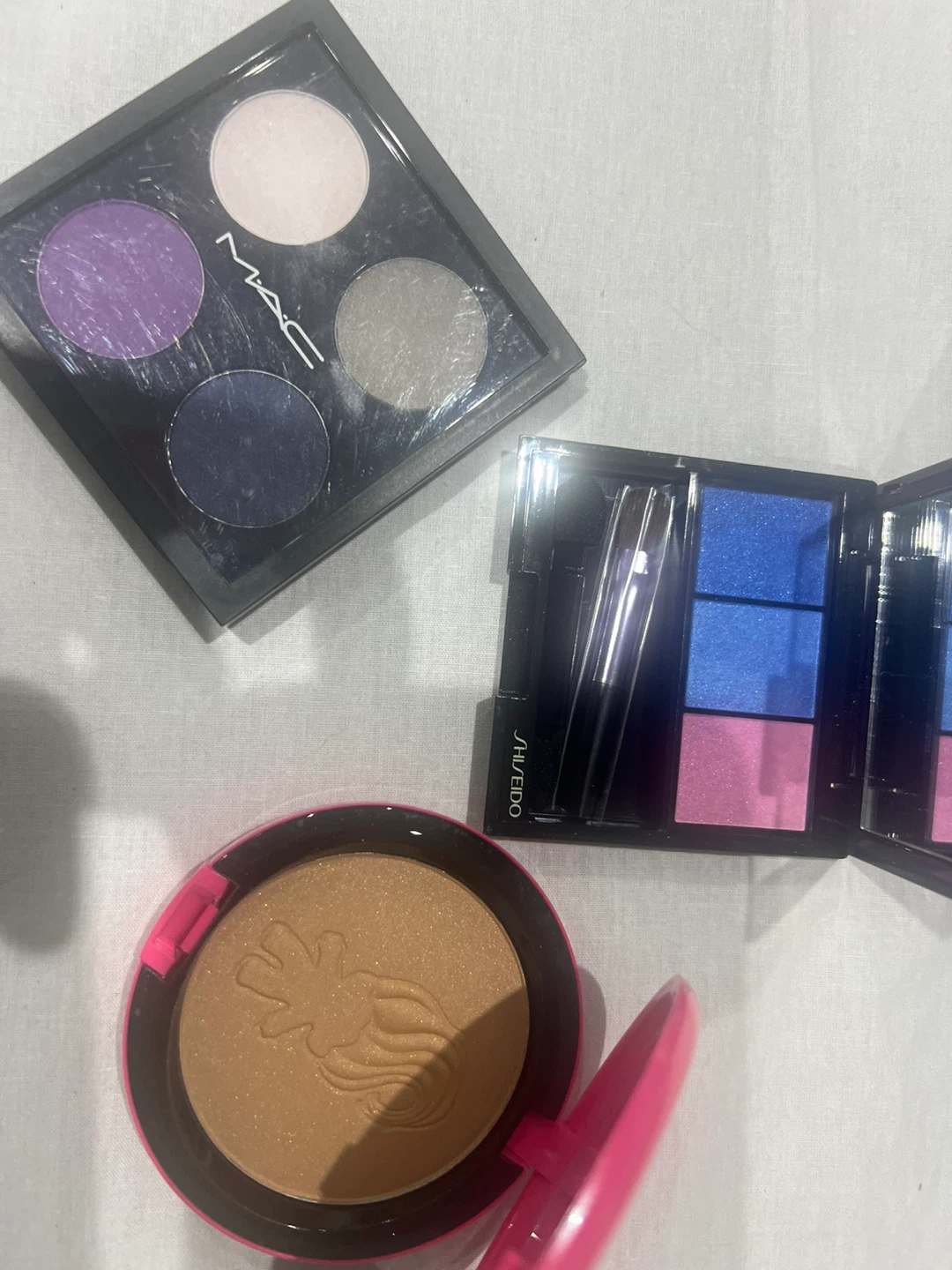 MAC Trolls & Shiseido Eye Shadow Palettes and Glowy Rouge