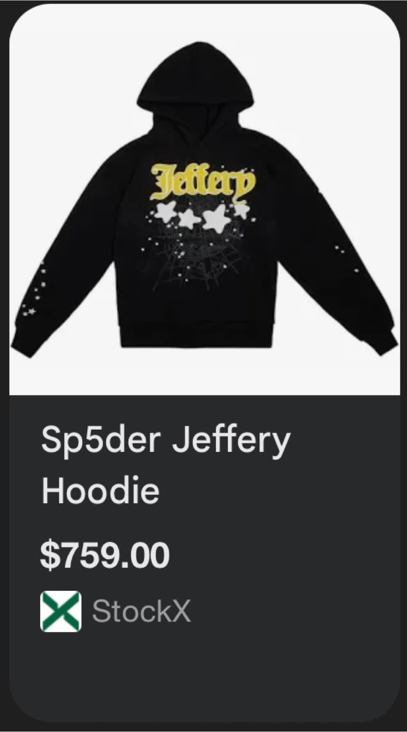 Brand new Sp5der hoodie Jeffery - photo 5