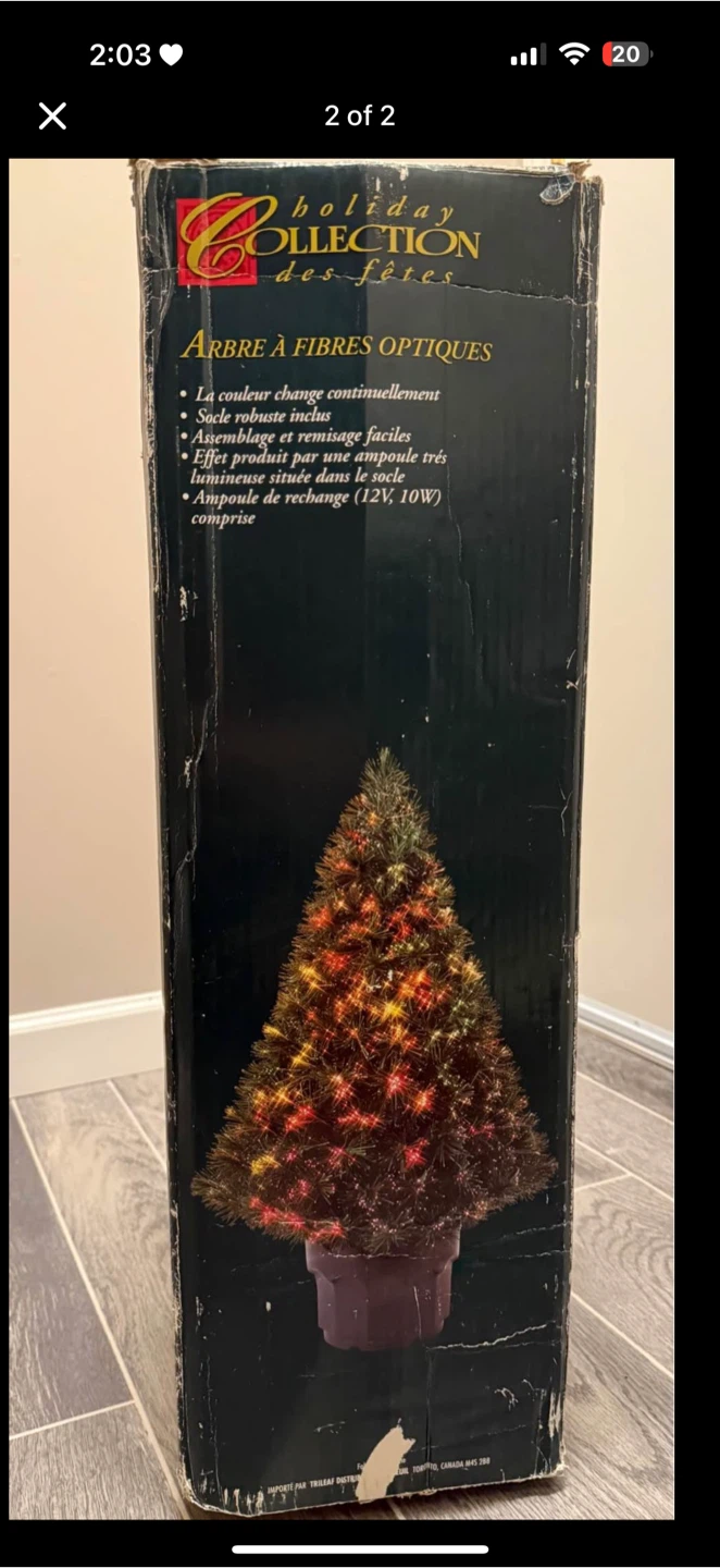Holiday Collection des Fêtes Fiber Optic Christmas Tree - photo 2