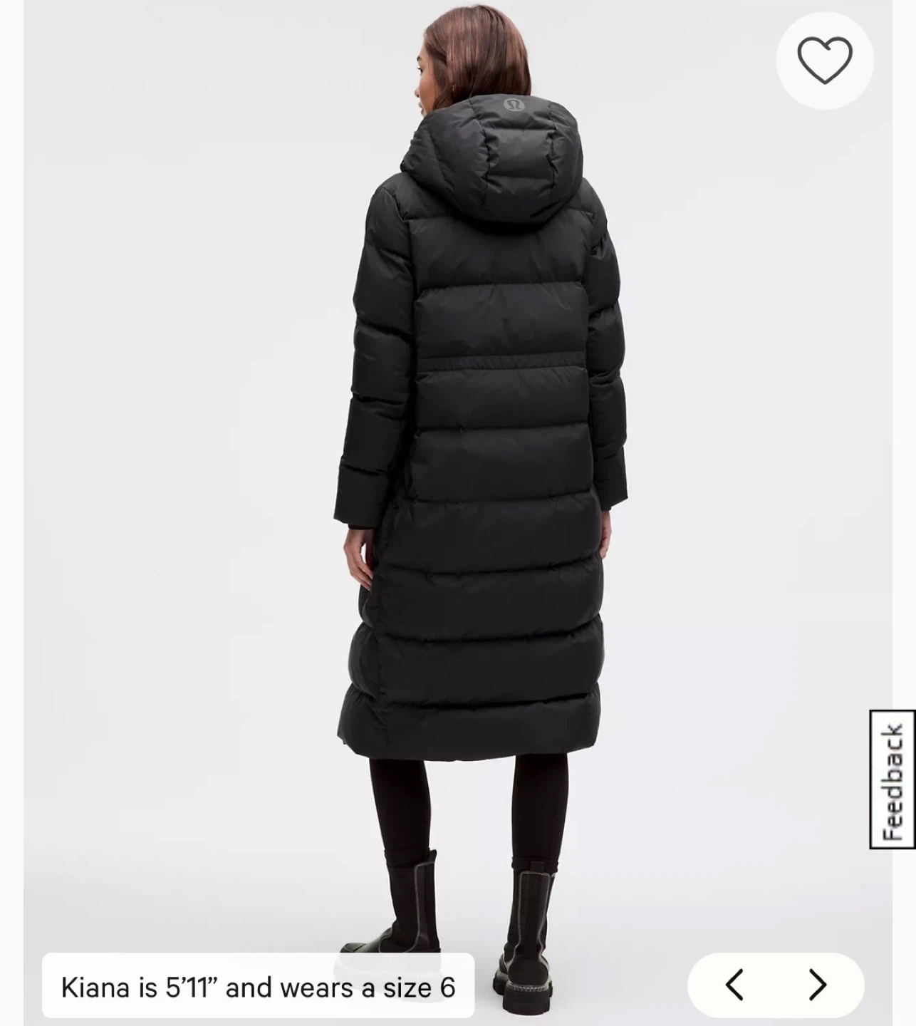 Lululemon Women's Wunder Puff 600-Down-Fill Long Jacket - photo 2