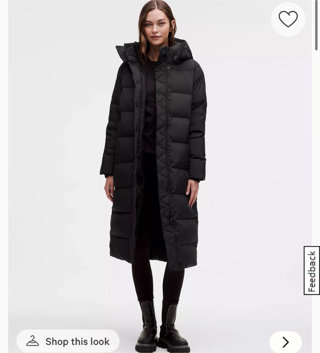 Lululemon Women's Wunder Puff 600-Down-Fill Long Jacket