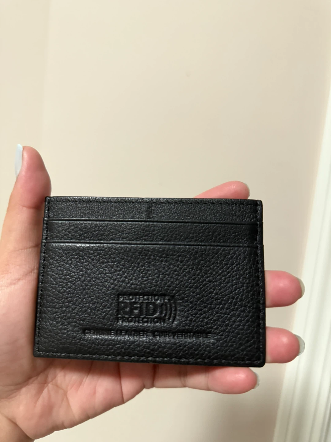 Black Card Holder Wallet - photo 2