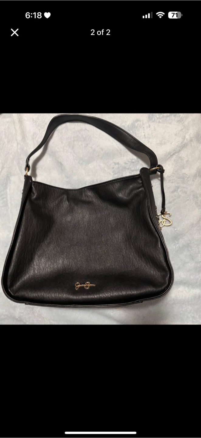 Jessica Simpson Black Hobo Handbag