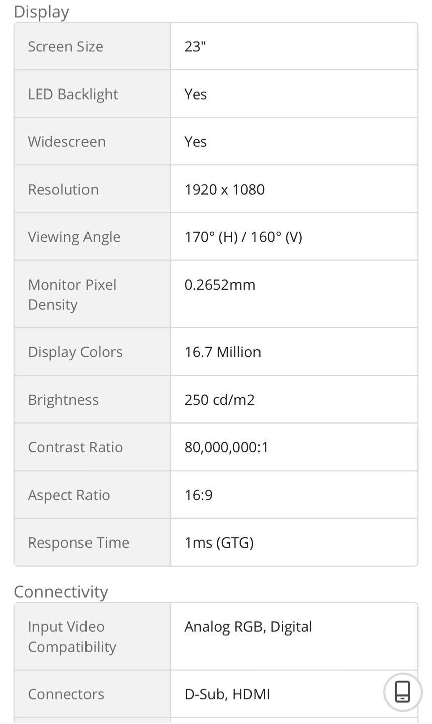 ASUS 23" 1080p LED Monitor - photo 4
