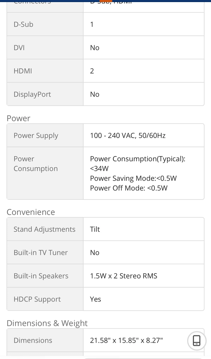 ASUS 23" 1080p LED Monitor - photo 3