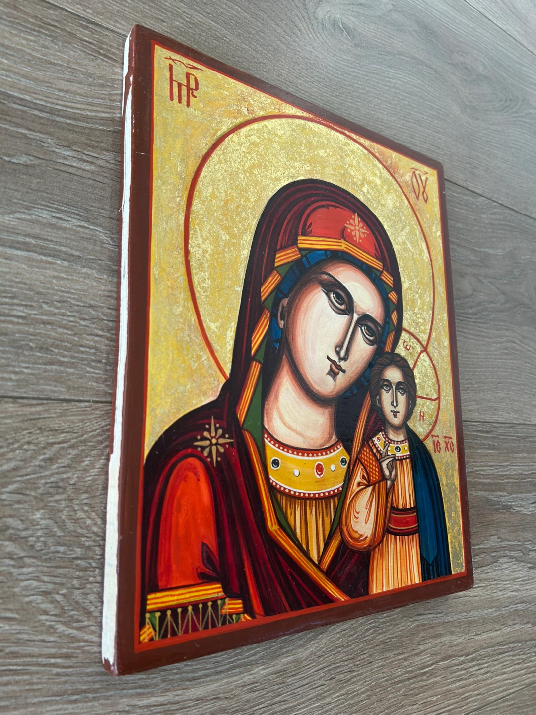 Original Hand-Painted Orthodox Icon – Mother of God & Child - photo 3
