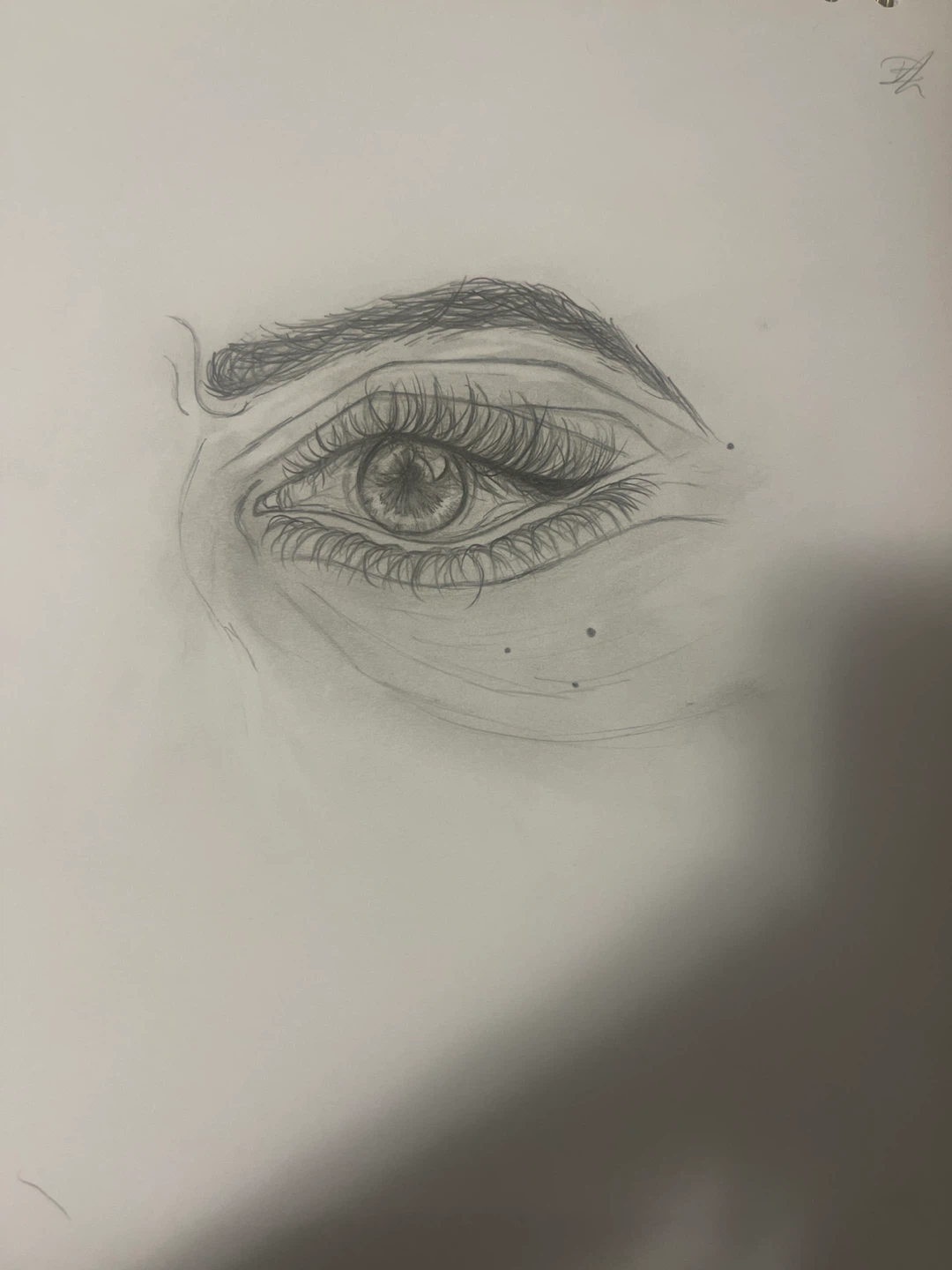 Pencil Drawing of an Eye