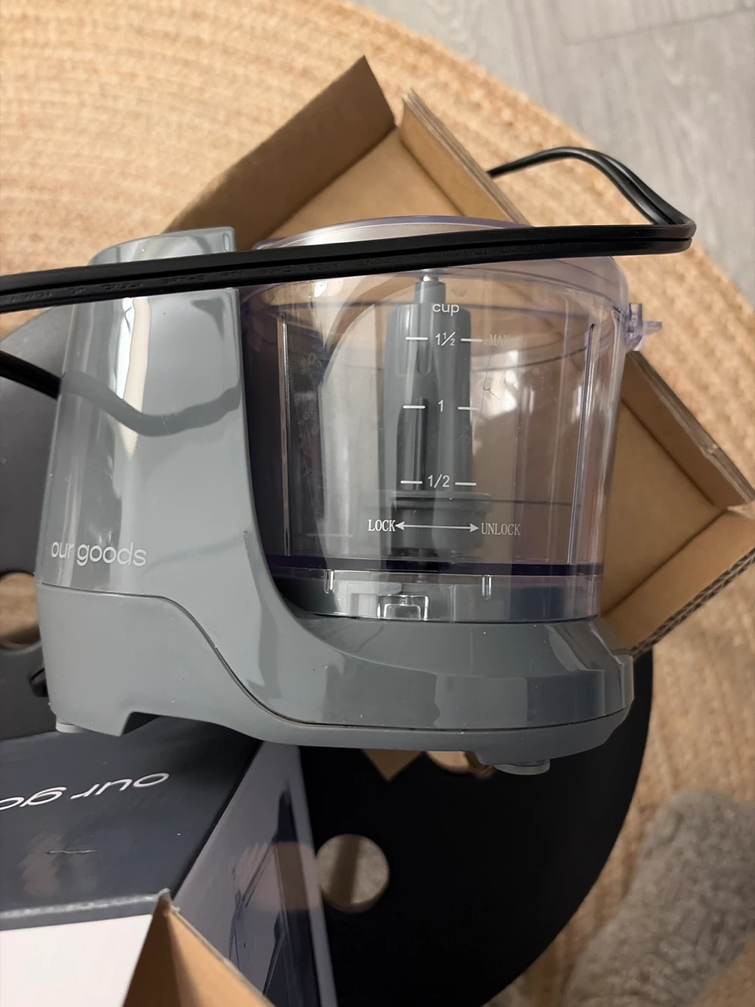 Our Goods 2 Cup Mini Chopper - Pebble Gray - photo 2
