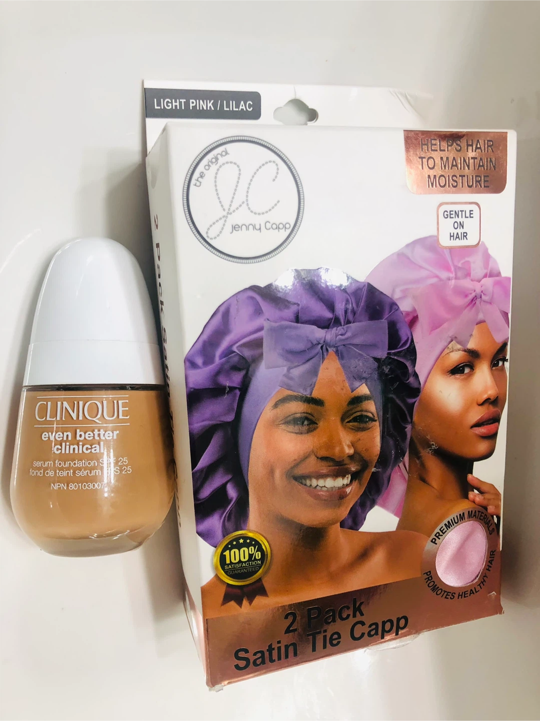🧡 Clinique Foundation & 2 New Satin Caps