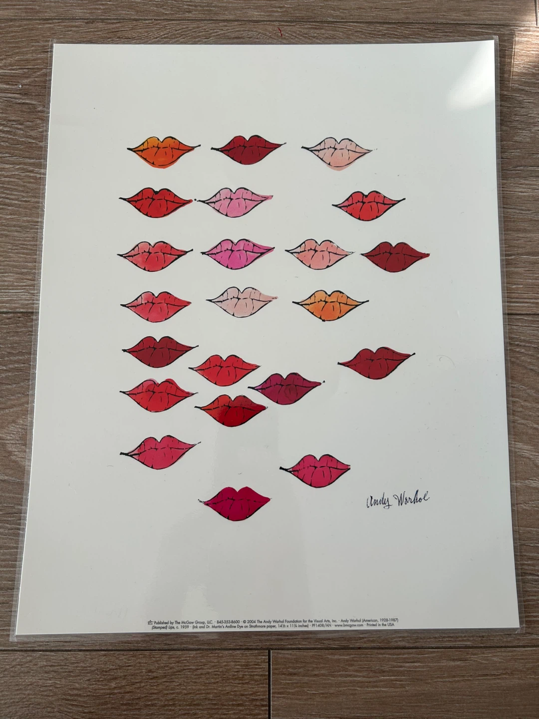 Andy Warhol “Lips” Print – McGaw Group  2004 - photo 2