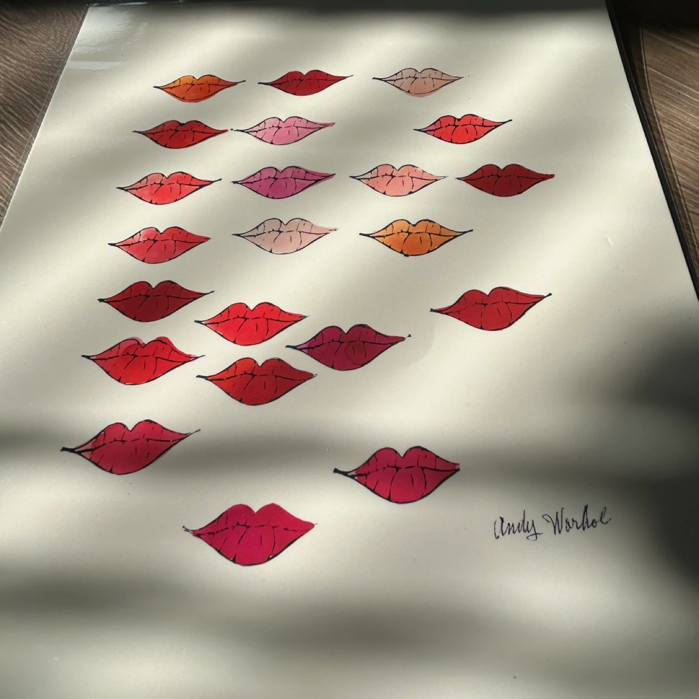 Andy Warhol “Lips” Print – McGaw Group  2004