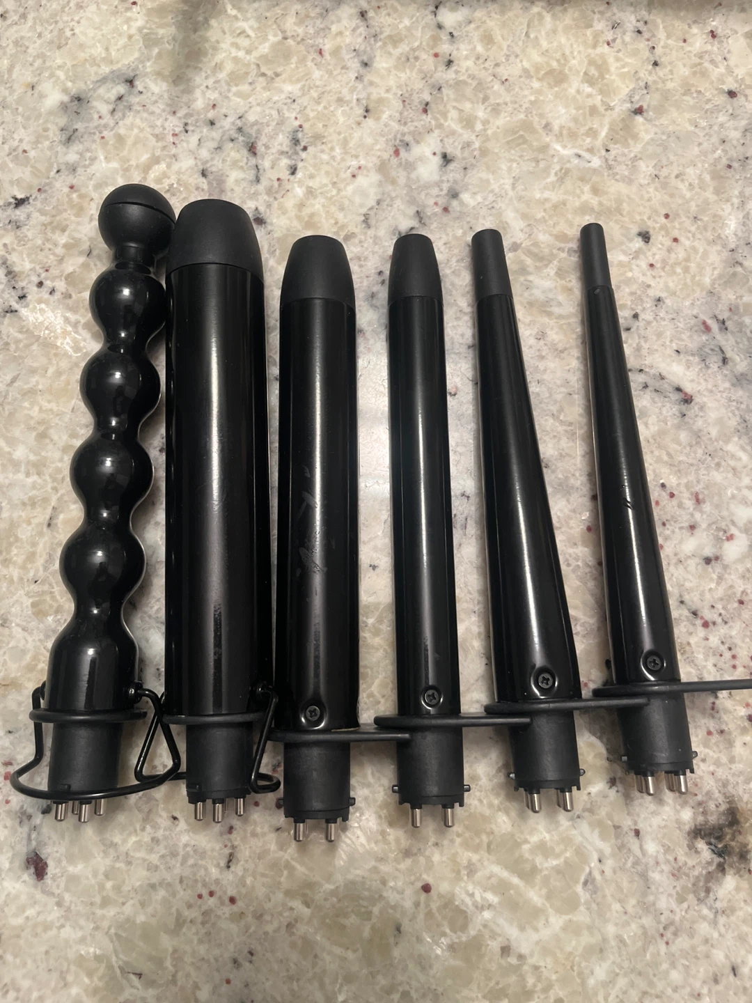 BESTOPE 5 in 1 Ceramic Curling Wand Set with Heat Glove - photo 3