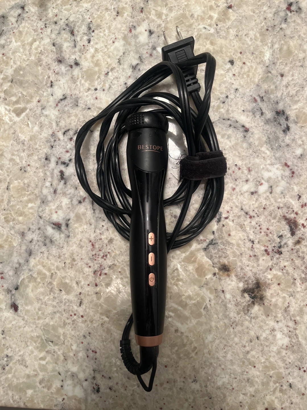 BESTOPE 5 in 1 Ceramic Curling Wand Set with Heat Glove - photo 2