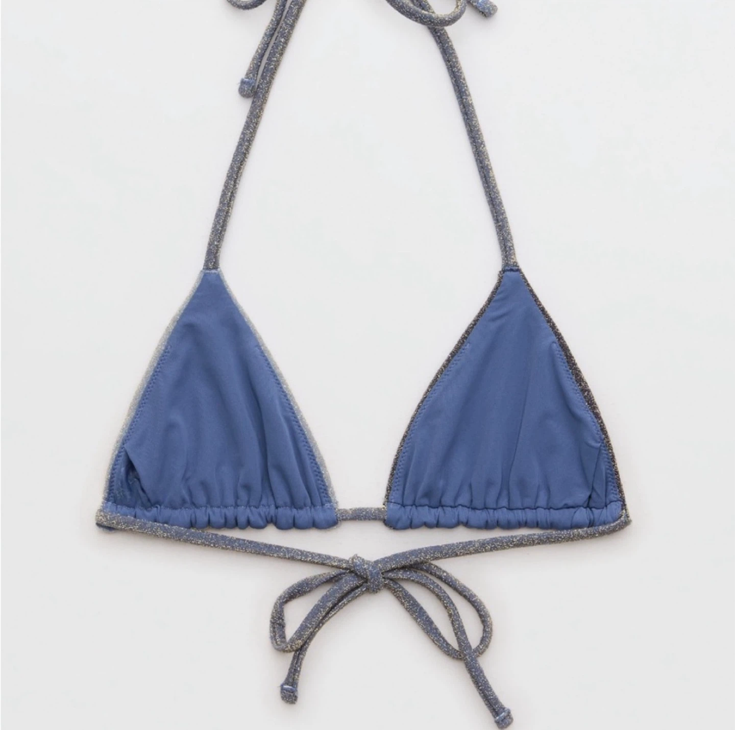 Aerie Shimmering Silver bikini top - photo 4