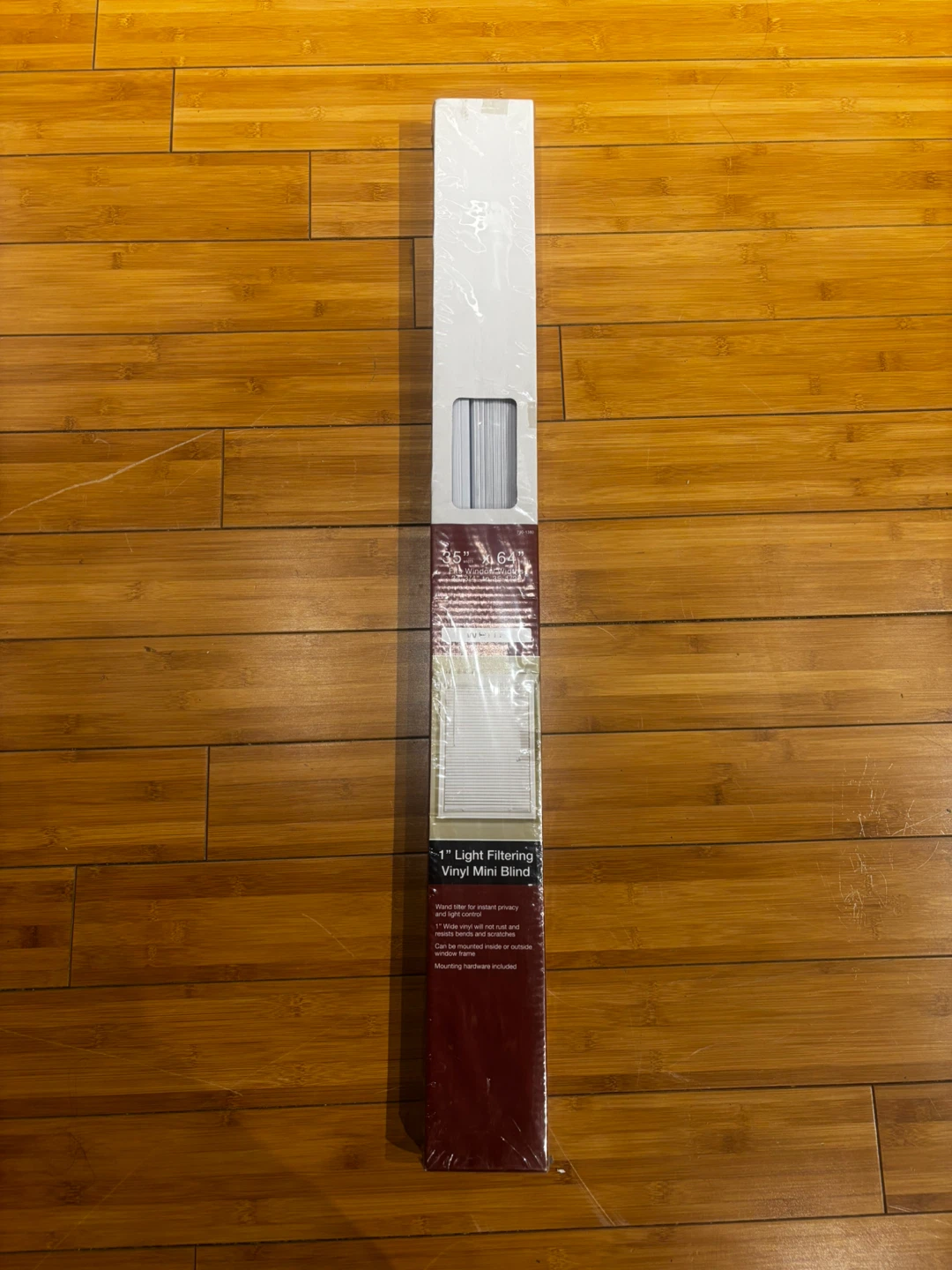 1” light filtering vinyl mini Blind