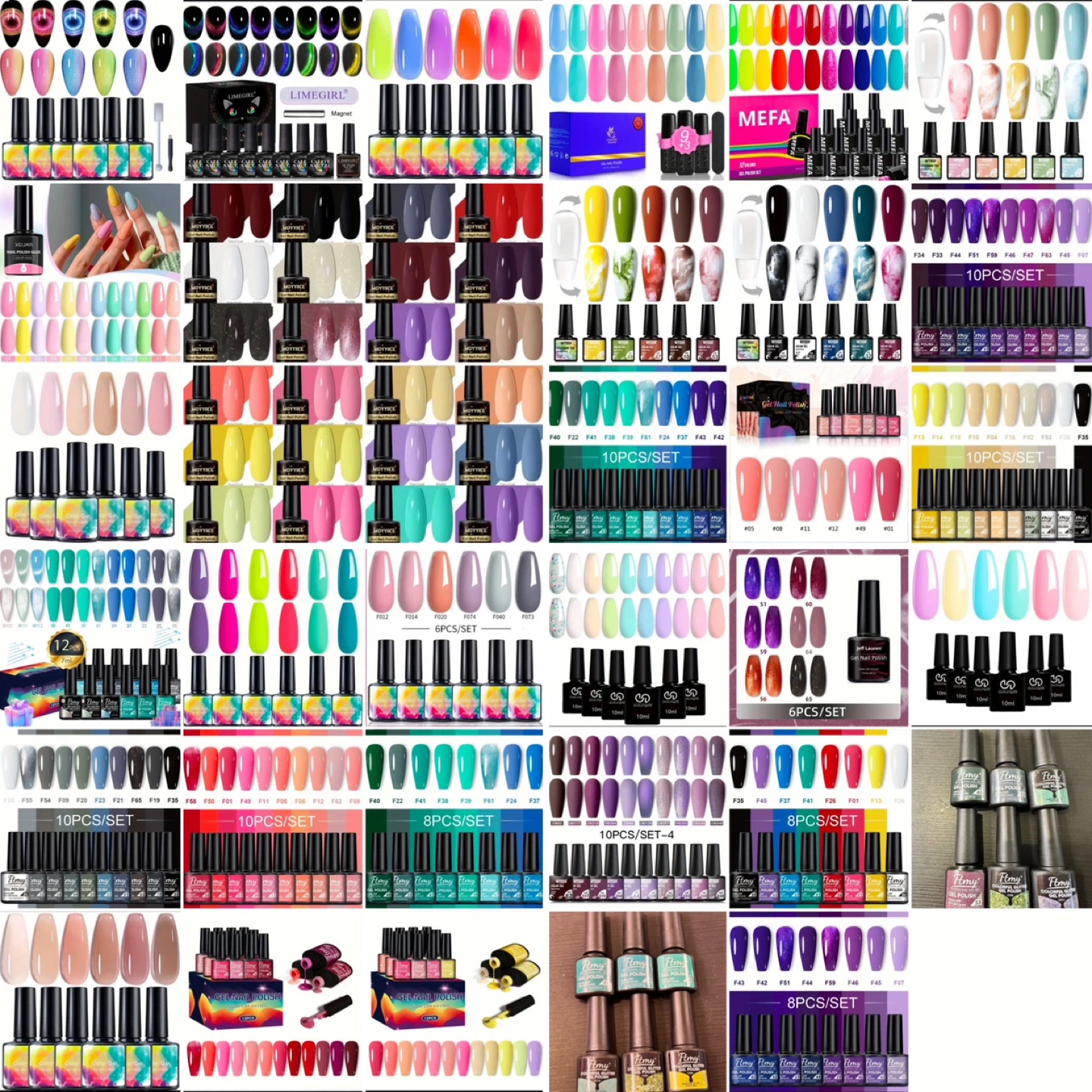 Bulk Gel Nail Polish READ DESCRIPTION