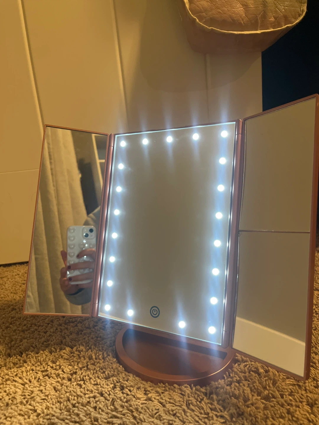 Three-Sided Vanity Mirror with Lights - photo 4