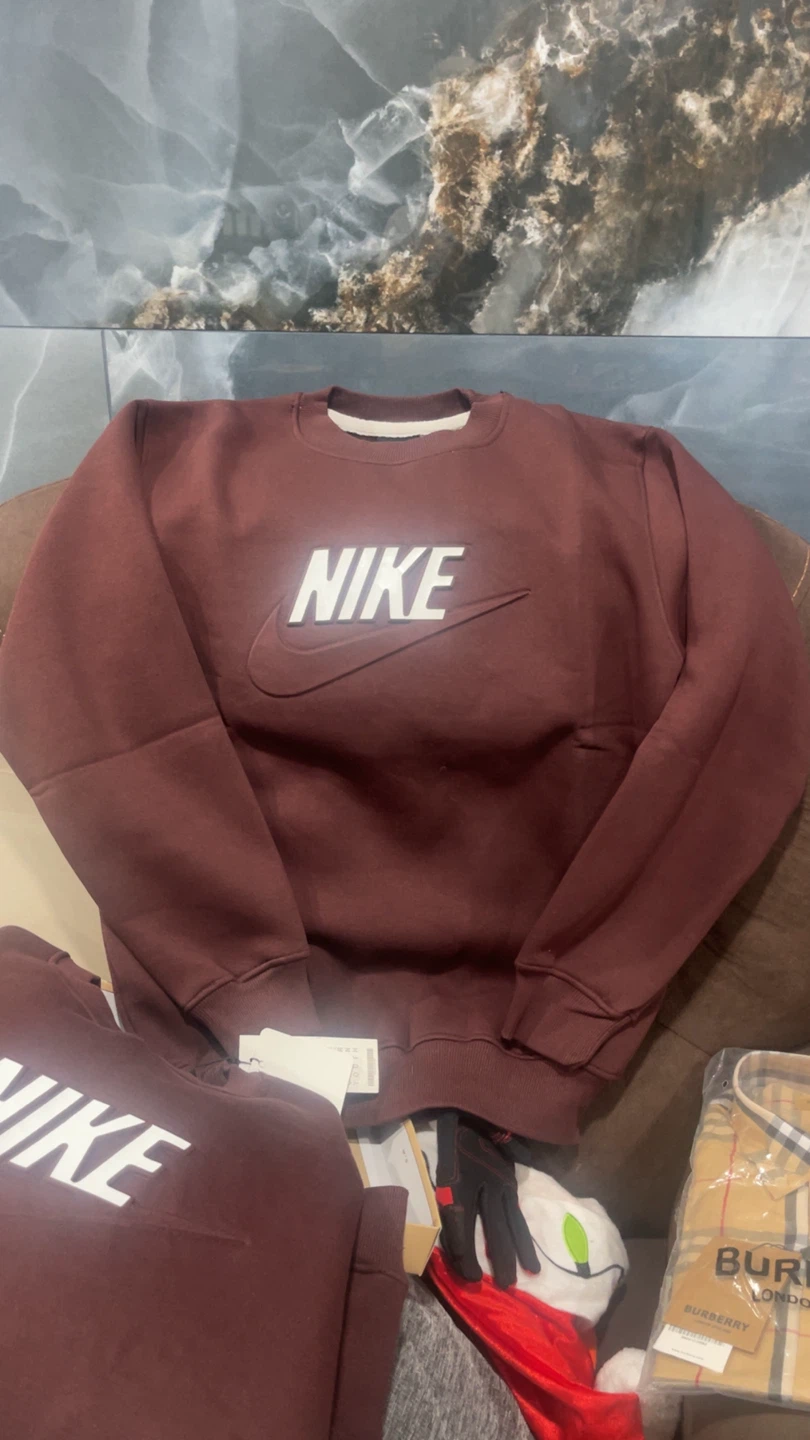 Nike Crewneck Sweatshirt - Maroon - photo 2